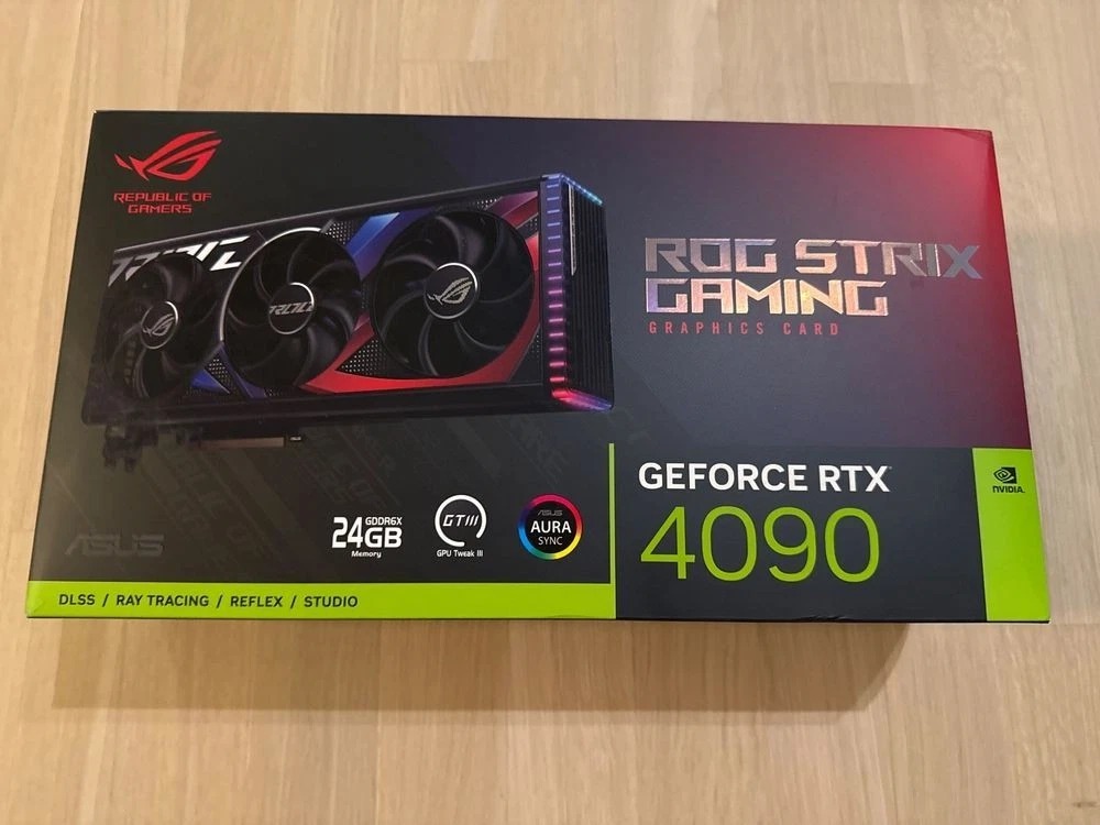 ASUS GeForce RTX 4090 Rog Strix 24GB GDDR6X Graphics Card - Image 1