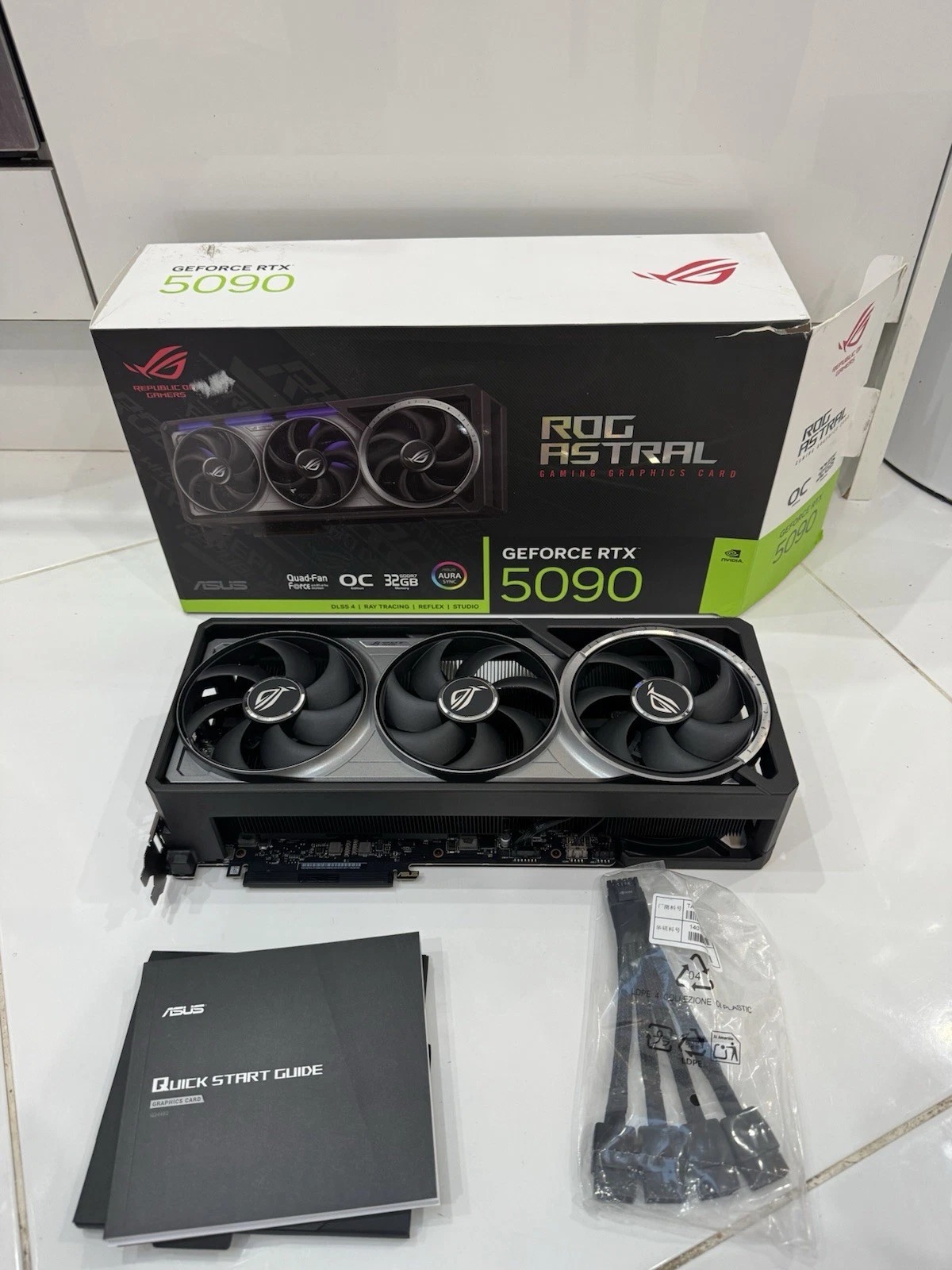 ASUS GEFORCE RTX 5090 ROG ASTRAL 32GB OC GAMING GRAPHICS CARD - Image 1
