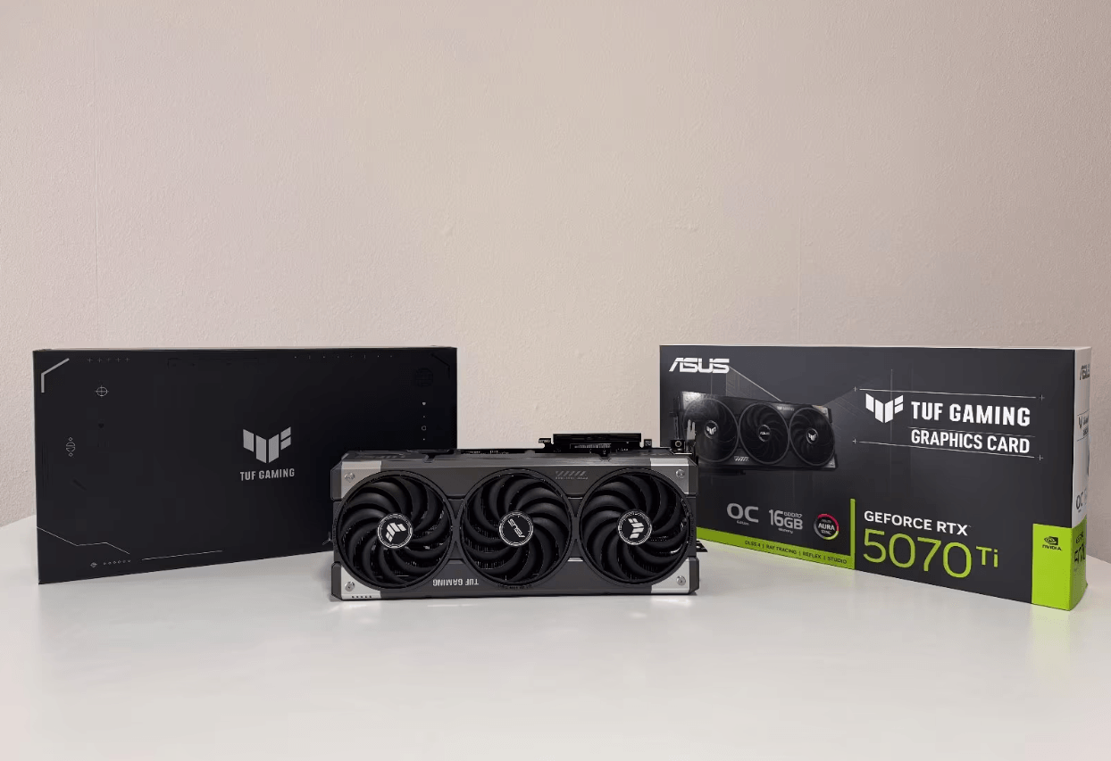 ASUS TUF Gaming GeForce RTX 5070 Ti – Original Box & Invoice Included - Image 1