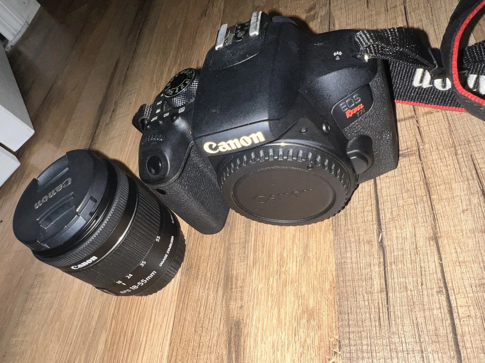 Canon EOS Rebel T7i 24.2MP DSLR Camera With 18-55mm Lens - Image 1
