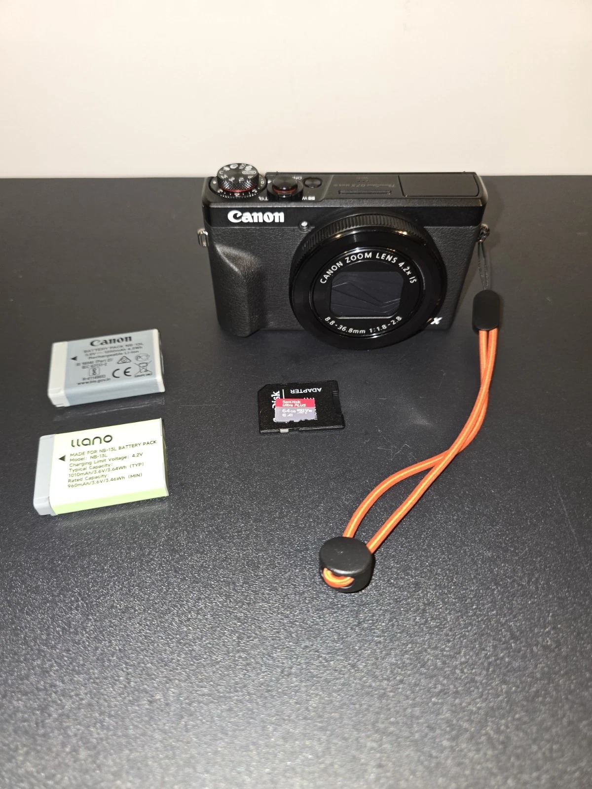Canon G7X Mark III Digital Camera Black – 20.1MP | 4K Vlogging | Wi-Fi - Image 1