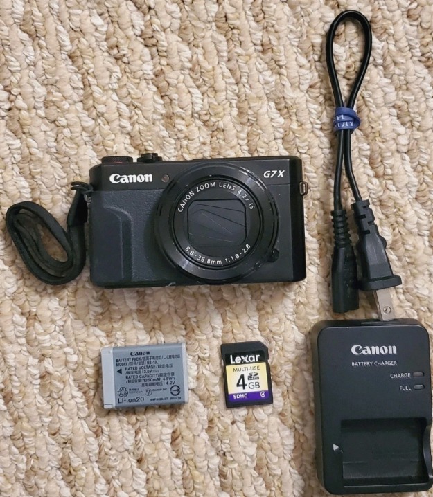 Canon PowerShot G7 X Mark II 20.1MP Digital Camera & Charger /WORKING TESTED - Image 1