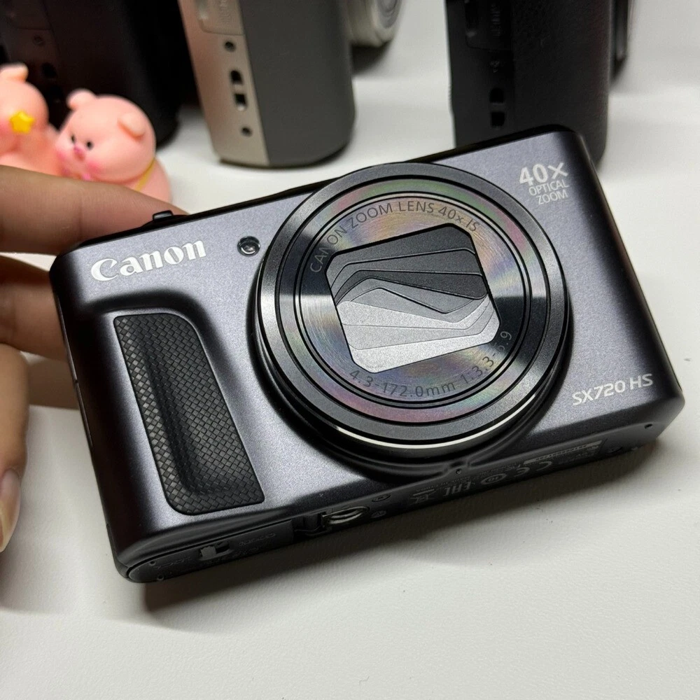 Canon PowerShot SX720 HS 20.3MP 40x Zoom Wi-Fi Compact Digital Camera Black - Image 1