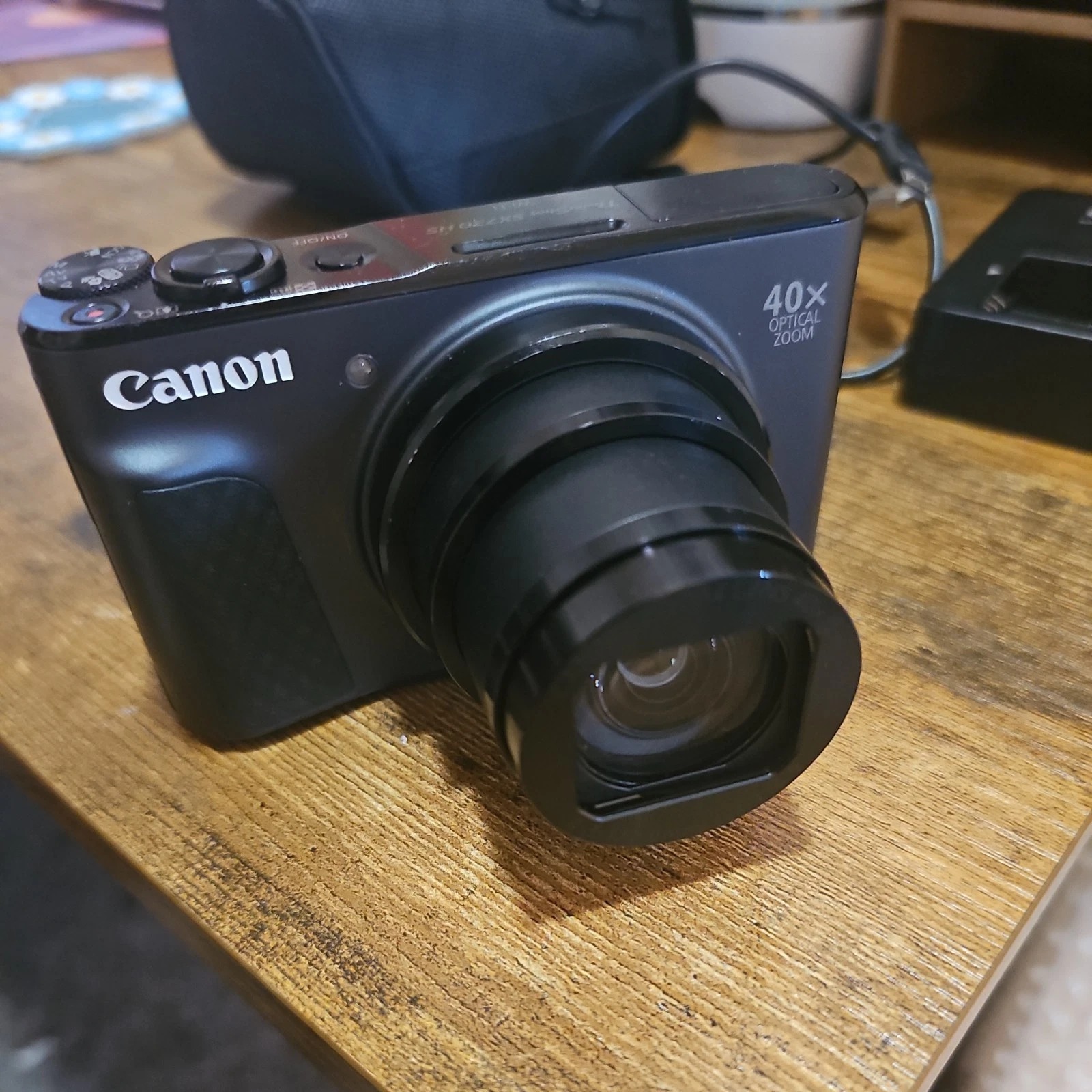 Canon PowerShot SX730 HS – 20.3MP Full HD Camera – 40× Zoom – Black - Image 1