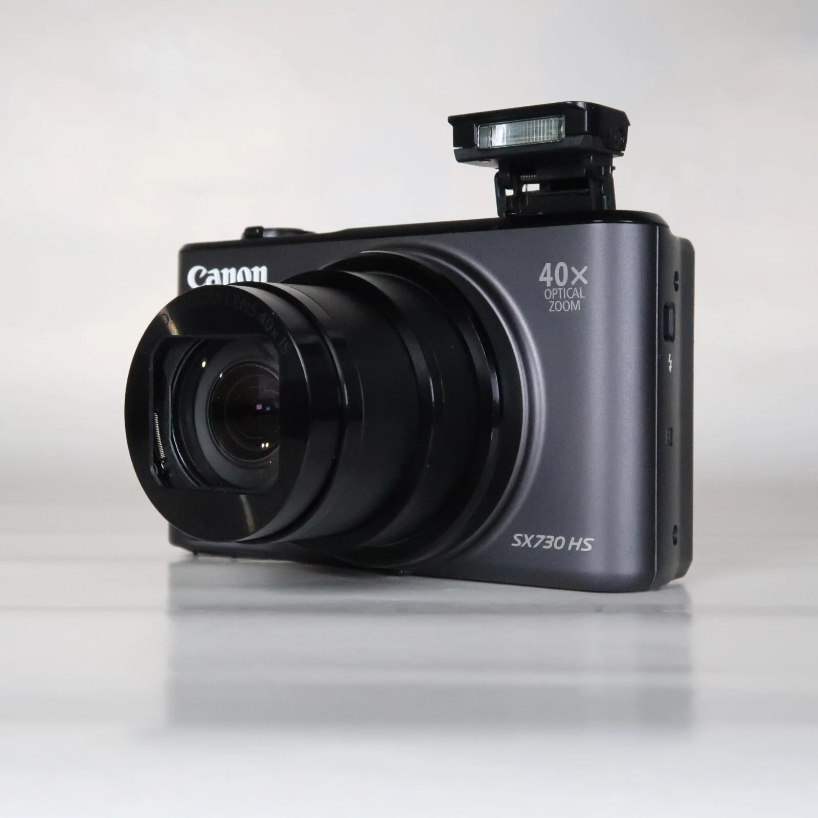 Canon Powershot SX730 SX740 HS Digital Camera Black 20.3MP, 40X, Case, SD - Image 1
