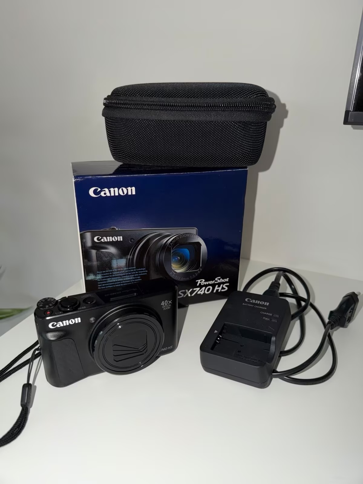 Canon PowerShot SX740 HS 20.3MP Compact Digital Camera – Black - Image 1