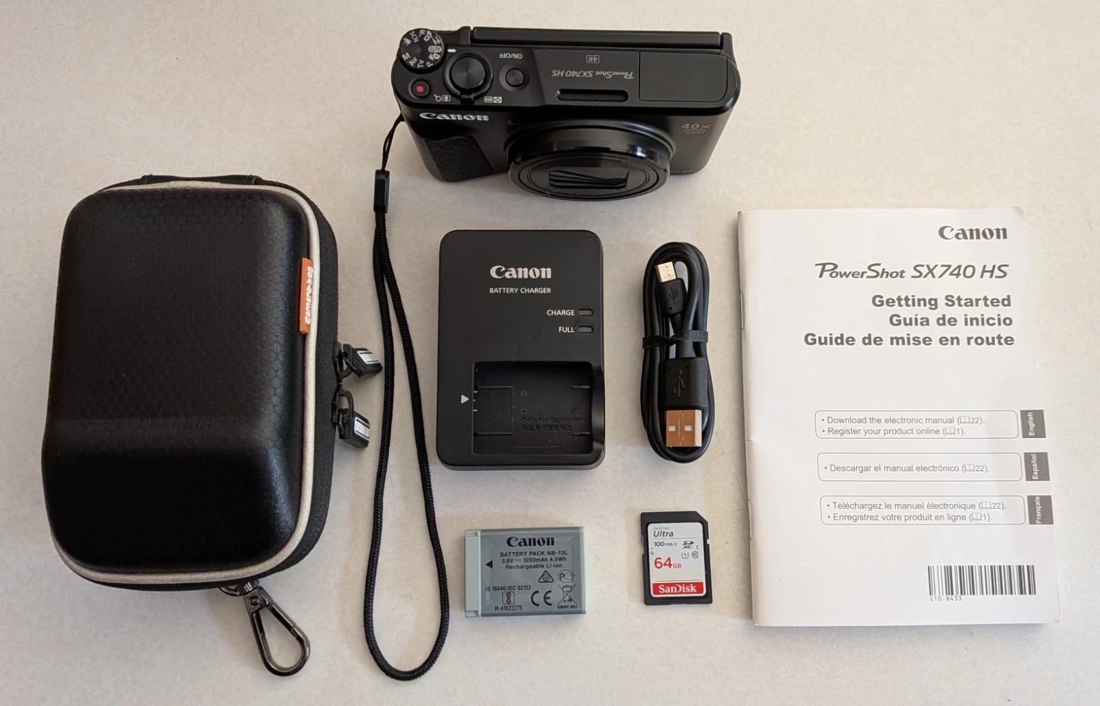 Canon PowerShot SX740 HS 20.3MP Compact Digital Camera - Image 1
