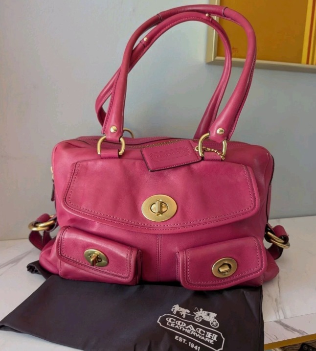 Coach Bleecker Street Legacy Peyton satchel 12971 & Dust Bag - Image 1