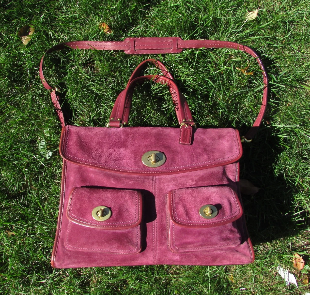 Coach Hamptons Legacy Briefcase Travel Bag H - Image 1