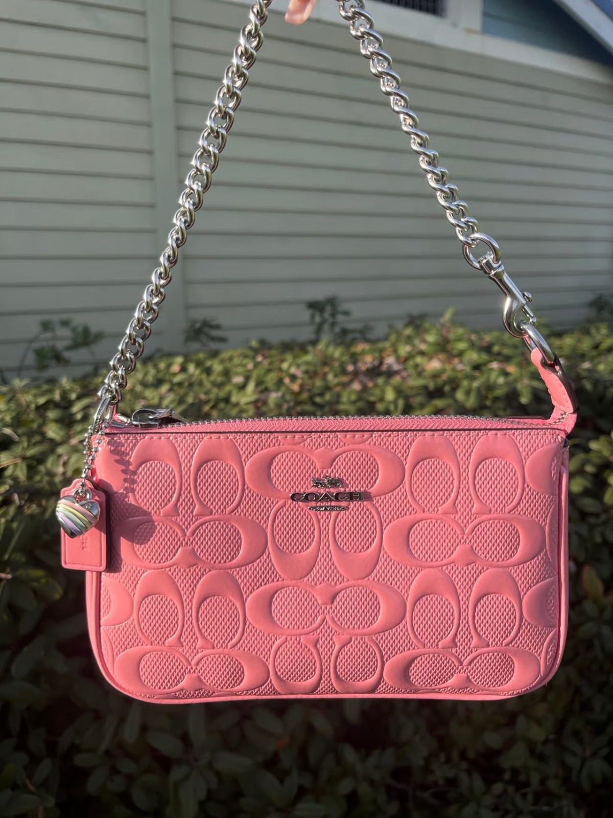 Coach Pink Nolita 19-CCZ27 - Image 1