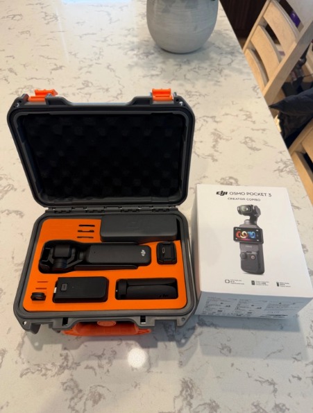 DJI Osmo Pocket 3 4K Camera Care Refresh Carry Case Warranty till April 2027 Excellent - Image 1