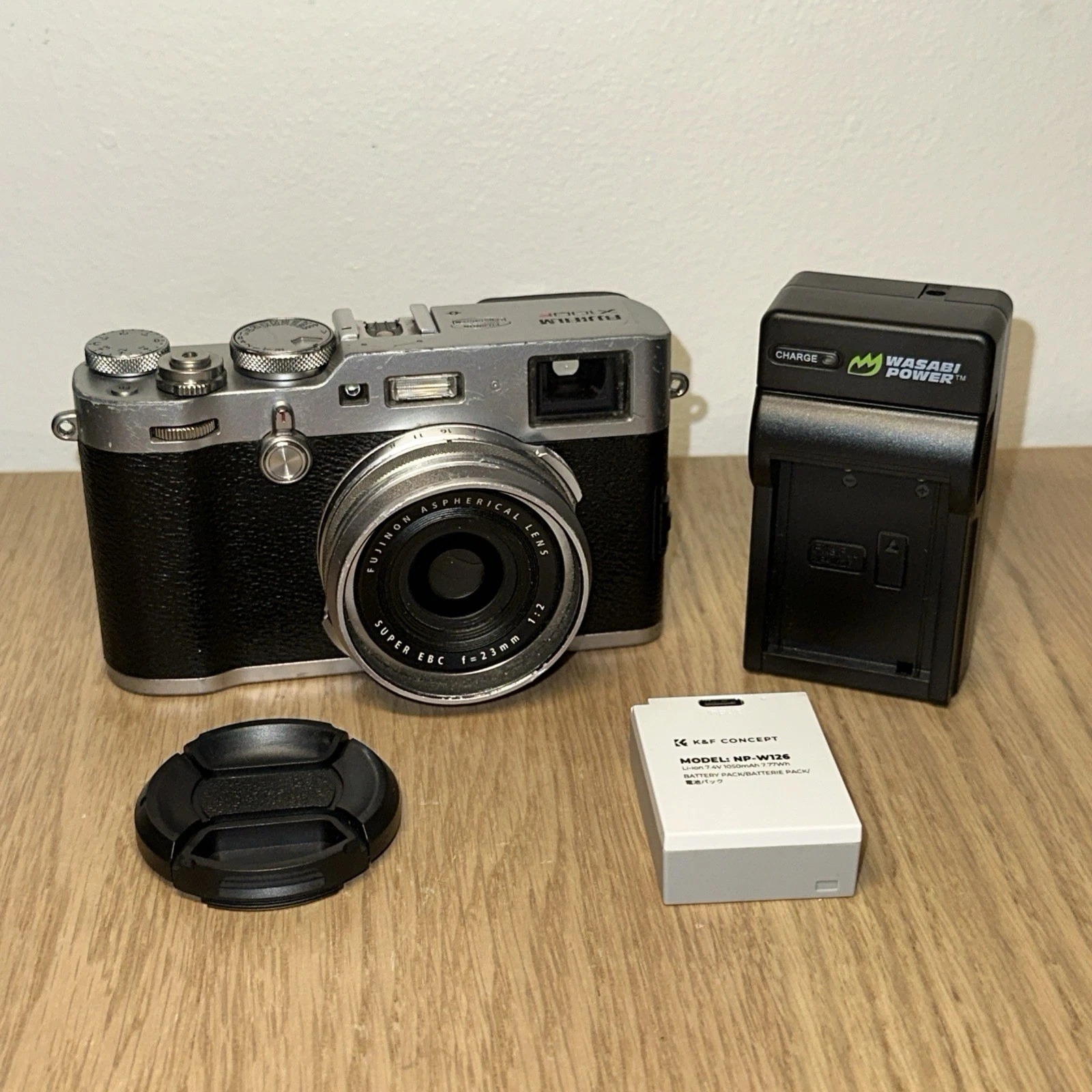 Fujifilm Fuji X100F Digital Camera 24.3MP Silver - Tested - US Seller - Image 1