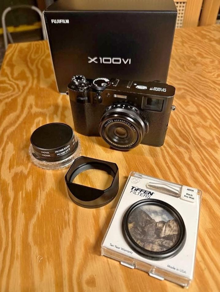 Fujifilm X100VI Black 40MP – 4.5K Clicks | Complete Creator Bundle | - Image 1