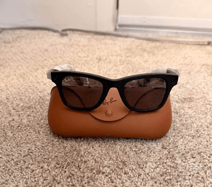 Ray-Ban Meta Wayfarer Gen 1 RW4006 β Matte Black Smart Glasses - Image 1