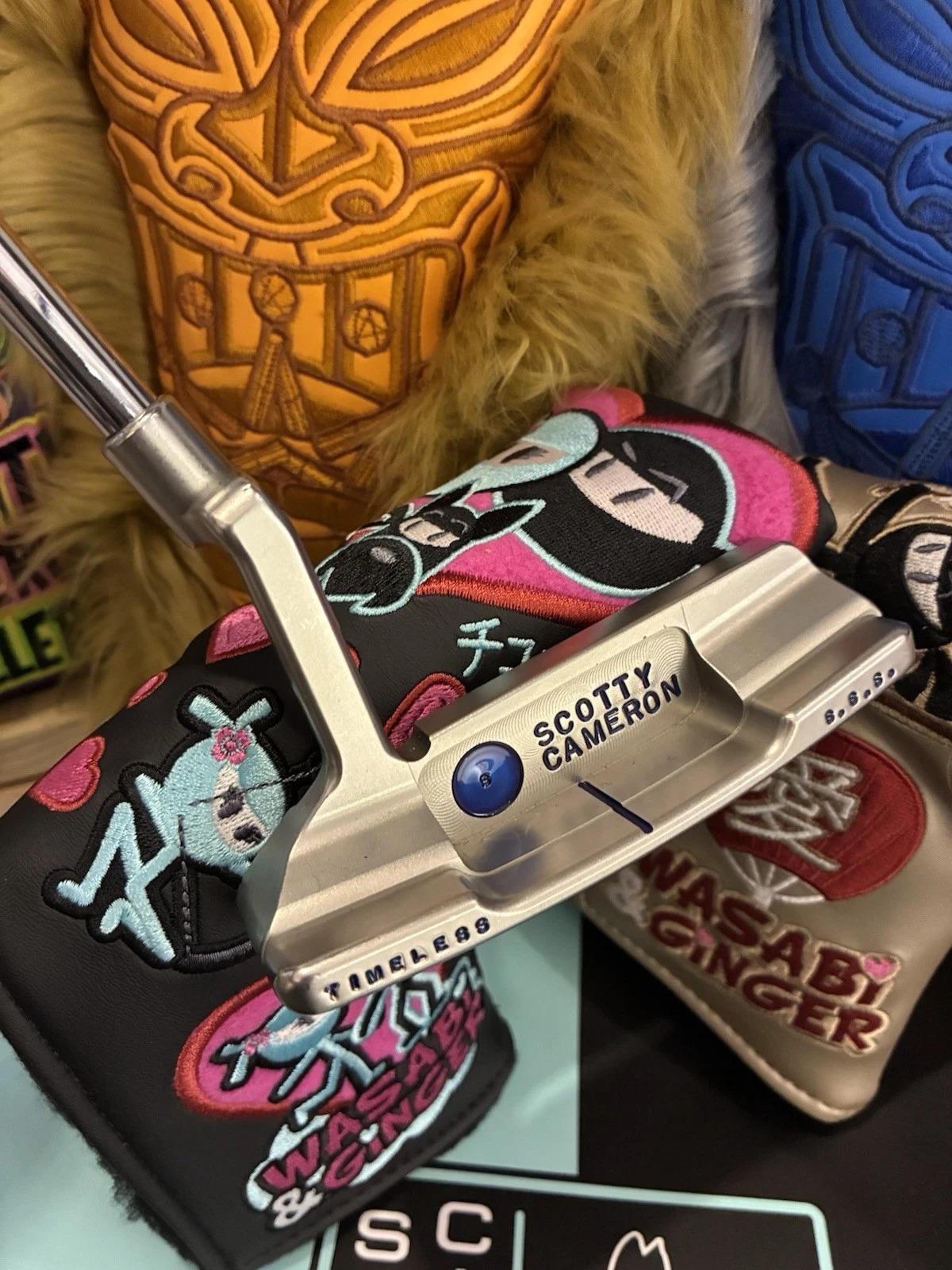 Scotty Cameron Newport II Timeless SSS Blue Big Tour Dot - Image 1