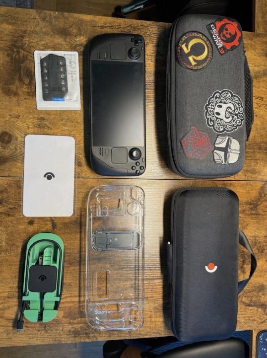 Valve Steam Deck OLED 1TB Black Handheld Console Includes Additional Custom Case - Image 1