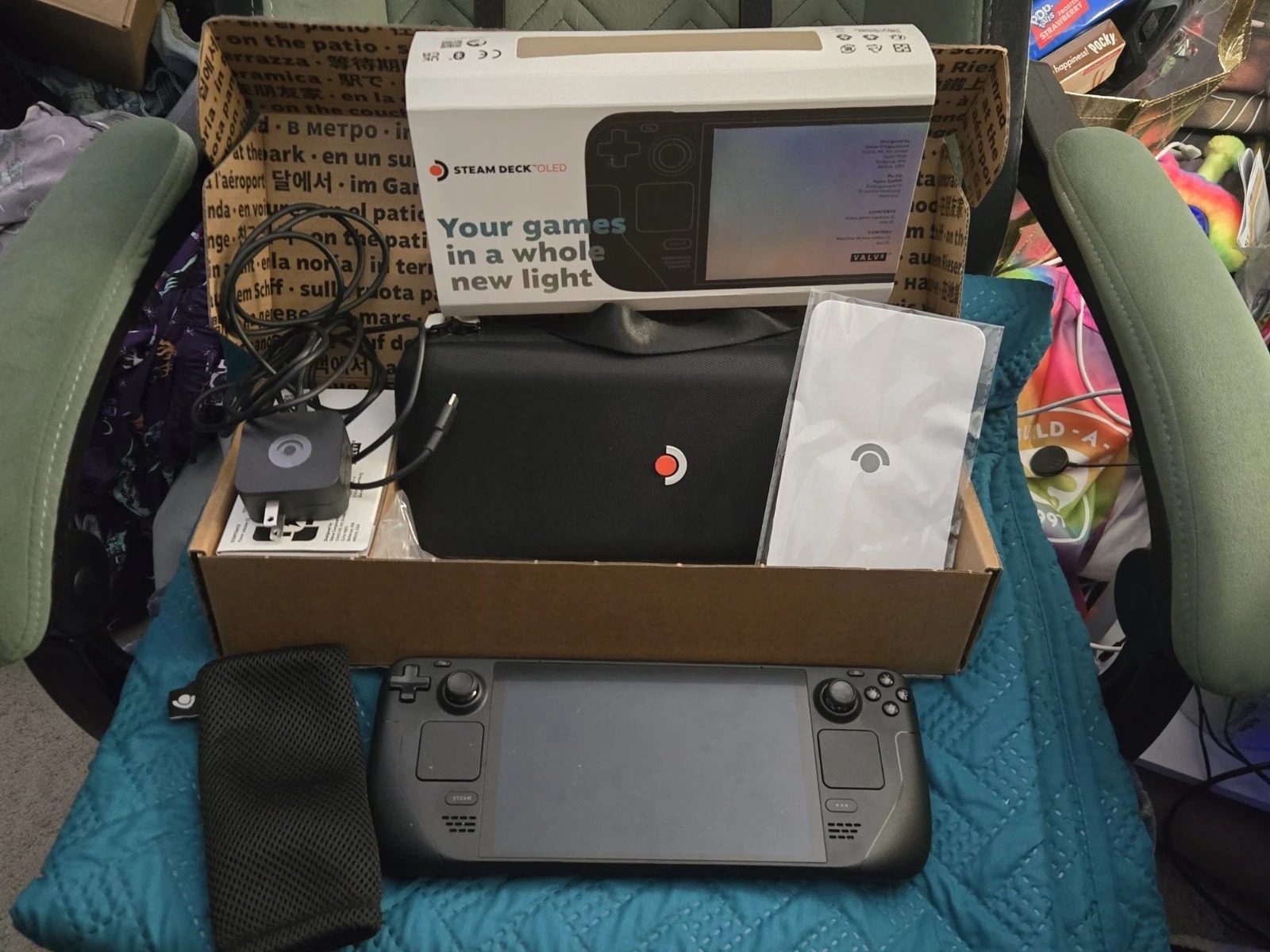 Valve Steam Deck OLED 1TB – Premium Handheld Gaming Bundle with Accessories - Image 1
