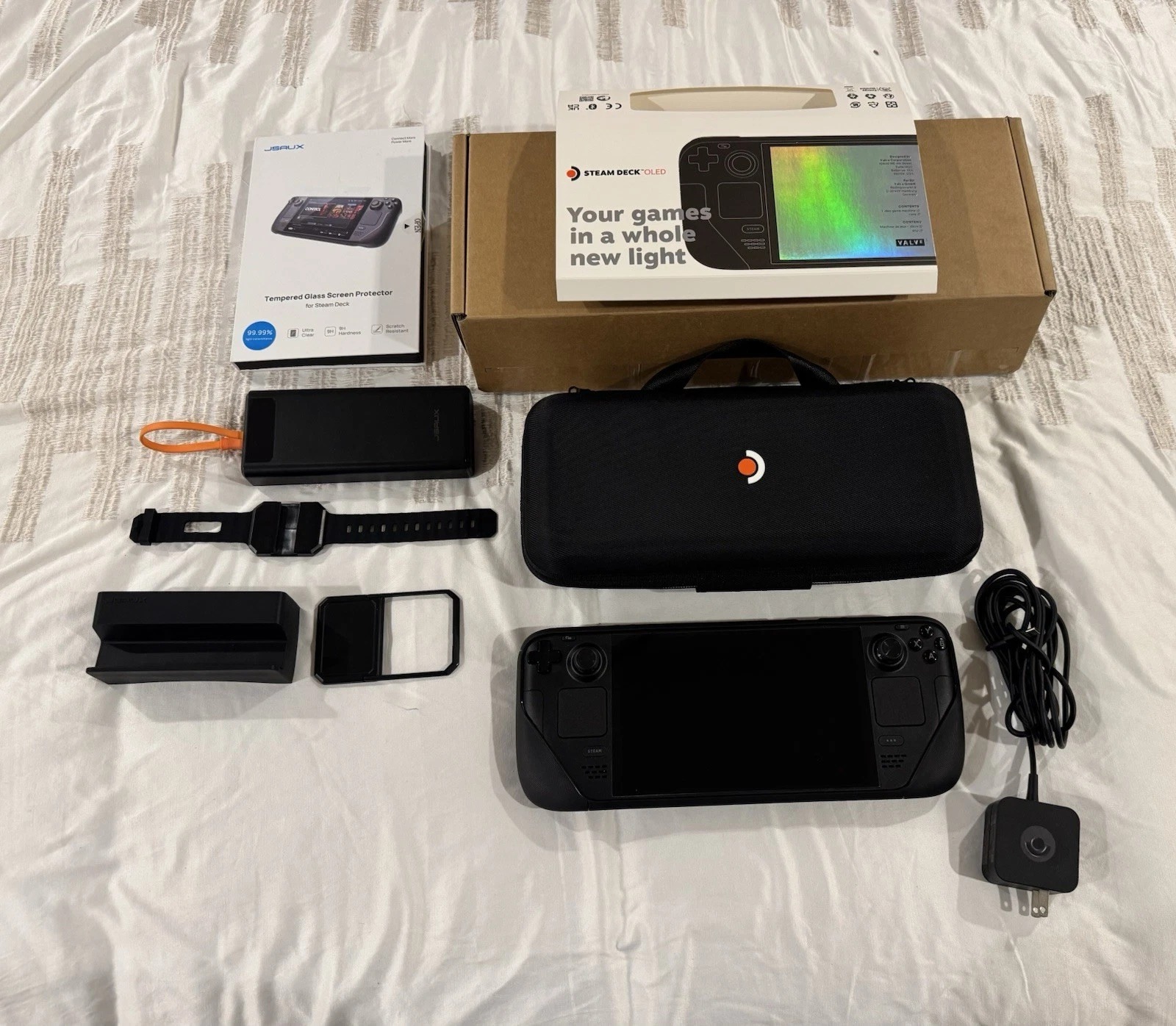 Valve Steam Deck OLED – 2TB SSD | Like New | GripCase + Extras - Image 1