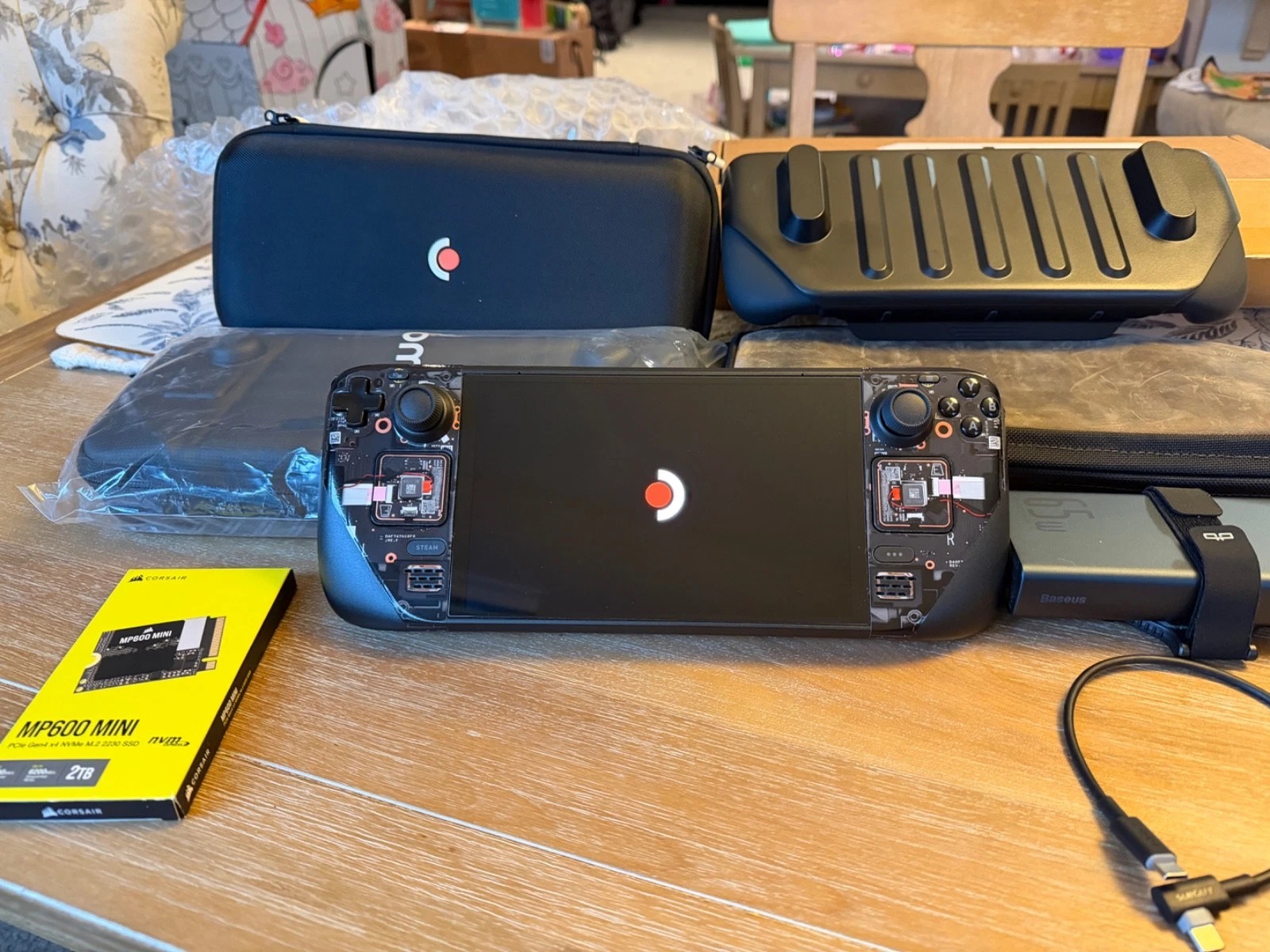 Valve Steam Deck OLED Upgraded Bundle (2TB SSD, 1TB microSD, Cases) - Excellent! - Image 1